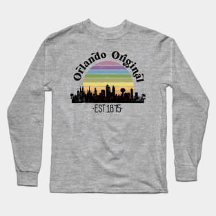 Orlando Original Retro Rainbow Long Sleeve T-Shirt